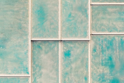 Aerial view of textured teal panels on a residential development in Perth Western Australia Australia. Aerial view of textured teal panels on a residential development in Perth Western Australia Australia.