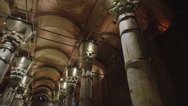 View of Cistern of Theodosius in Fatih Turkiye. View of Cistern of Theodosius in Fatih Turkiye.