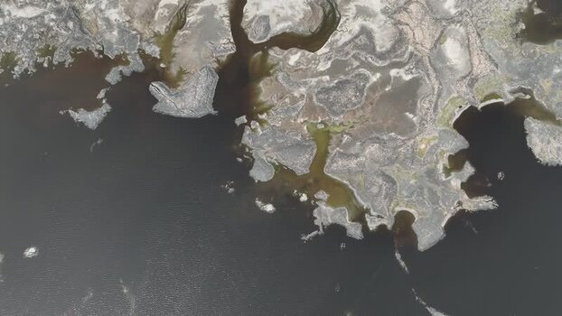 Aerial view of Danakil Desert salt pools Ethiopia. Aerial view of Danakil Desert salt pools Ethiopia.