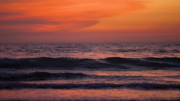 View of the sunset over the sea in Bangladesh. View of the sunset over the sea in Bangladesh.