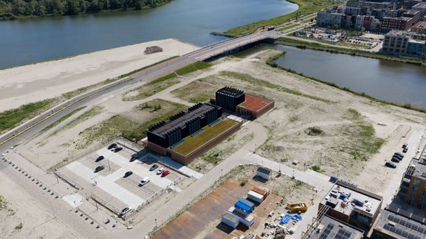 Alkmaar Netherlands 09 June 2026 Aerial View of Direct Air Capture Technology