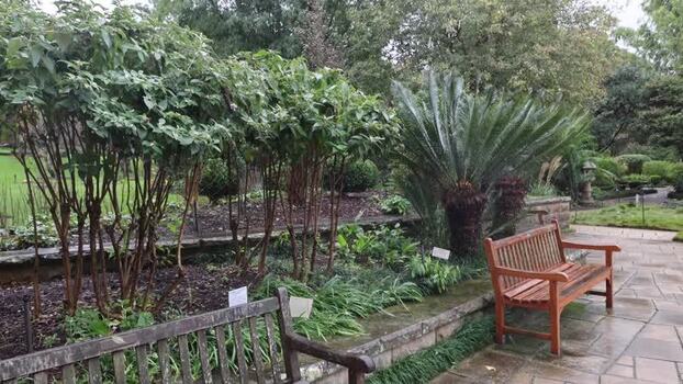 View of Royal Botanic Garden Sydney in Australia.