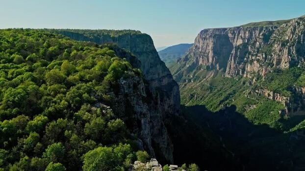 Breathtaking View of Vikos Gorge in Greece