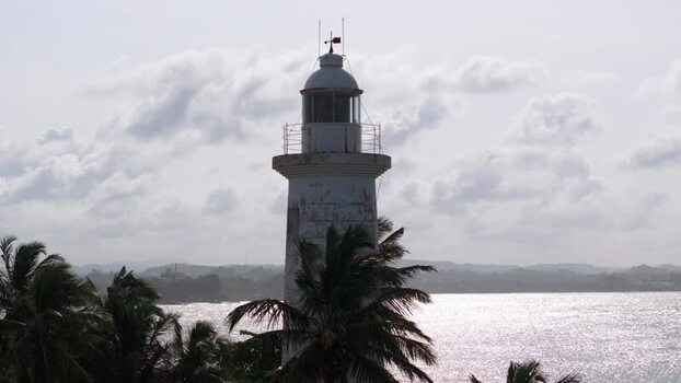 Aerial view of Colombo Lighthouse in Colombo Sri Lanka.