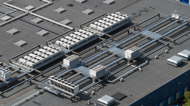 Commercial Data Center Cooling Complex Commercial Data Center Cooling Complex