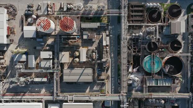 Aerial view of industrial plant in Nera Montoro Italy. Aerial view of industrial plant in Nera Montoro Italy.