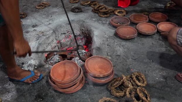 View of traditional pottery making in Bogura Bangladesh. View of traditional pottery making in Bogura Bangladesh.