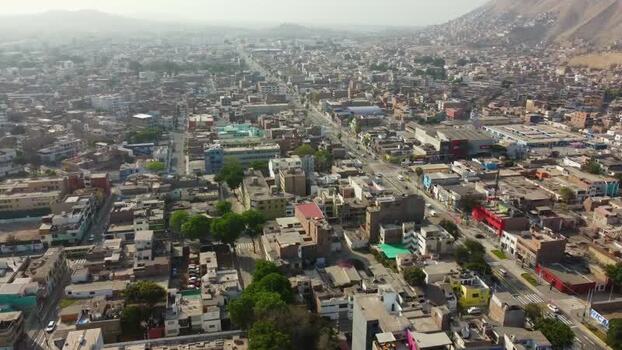 Aerial view of Chorrillos in Lima Peru. Aerial view of Chorrillos in Lima Peru.
