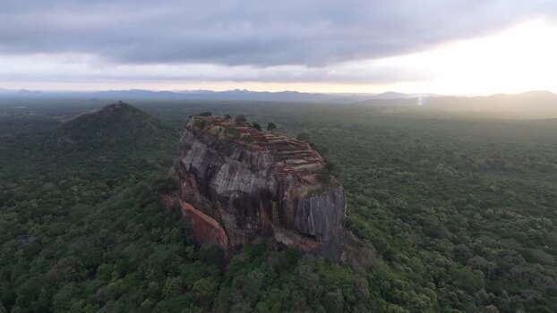 Aerial view of Sigiriya Lion Rock fortress Sri Lanka. Aerial view of Sigiriya Lion Rock fortress Sri Lanka.