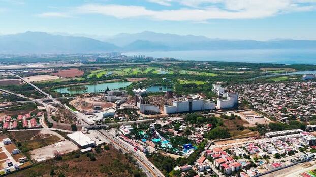 Aerial view of Vidanta Nuevo Nayarit Mexico.