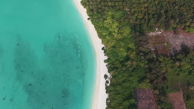Aerial view of Vaikaramuraidhoo beach in Vaikaradhoo Maldives. Aerial view of Vaikaramuraidhoo beach in Vaikaradhoo Maldives.