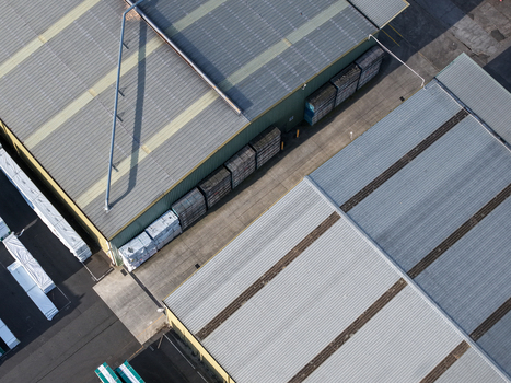 Melbourne VIC Australia 22 September 2026 Aerial view of industrial factory buildings in Kilsyth with metal roofs and storage areas. Melbourne VIC Australia 22 September 2026 Aerial view of industrial factory buildings in Kilsyth with metal roofs and storage areas.