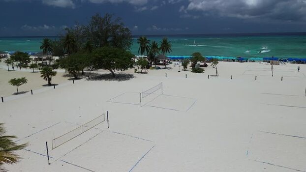 Aerial view of Grand Cayman beach Cayman Islands. Aerial view of Grand Cayman beach Cayman Islands.
