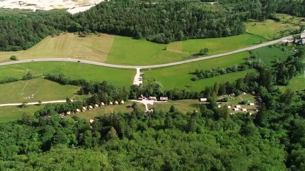 Aerial View of Bovec Slovenia