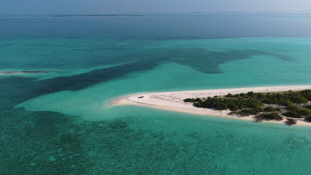 Aerial view of a tropical island and turquoise sea Maldives. Aerial view of a tropical island and turquoise sea Maldives.