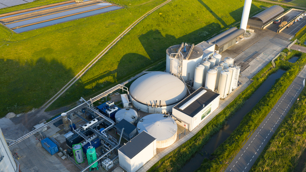 Waalwijk Netherlands 09 May 2026 Aerial view of WABICO Bio Energy Plant Waalwijk Waalwijk Netherlands 09 May 2026 Aerial view of WABICO Bio Energy Plant Waalwijk