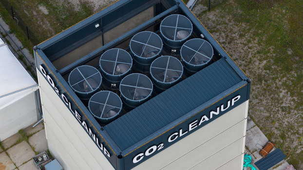 Alkmaar Netherlands 09 June 2026 Aerial View of Direct Air Capture Technology Alkmaar Netherlands 09 June 2026 Aerial View of Direct Air Capture Technology