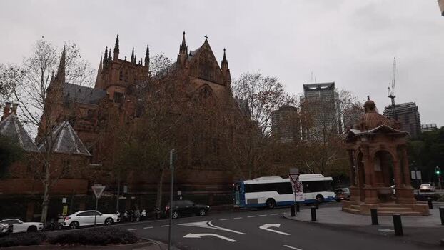 View of St Mary s Cathedral in Sydney Australia.