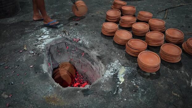 View of traditional pottery making in Bogura Bangladesh. View of traditional pottery making in Bogura Bangladesh.