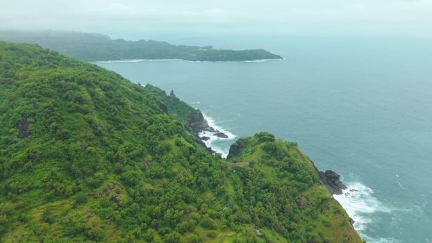 Aerial view of Bukit Pengilon Indonesia.