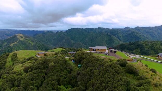Aerial view of Blue Duck Station New Zealand. Aerial view of Blue Duck Station New Zealand.
