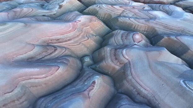Aerial view of stratified rock formations United States. Aerial view of stratified rock formations United States.