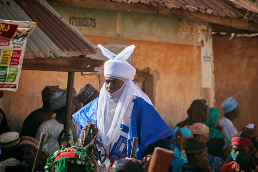 Man in Traditional Attire in Zaria Nigeria Man in Traditional Attire in Zaria Nigeria