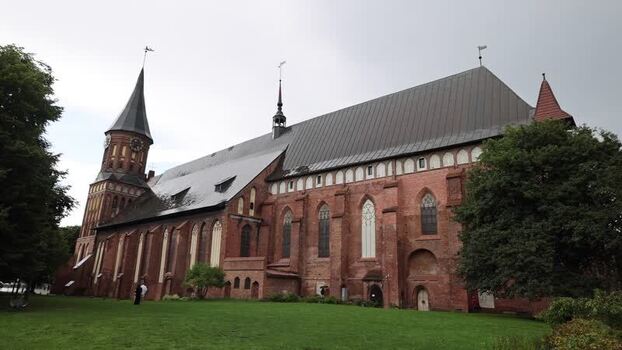 View of Kaliningrad Cathedral in Russia.