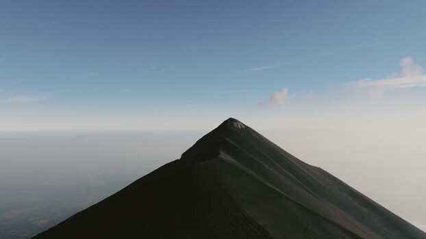 Aerial view of Volcan de Fuego peak Guatemala. Aerial view of Volcan de Fuego peak Guatemala.