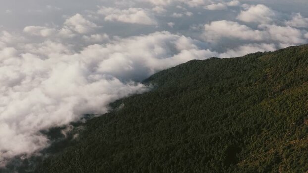 Aerial view of Acatenango mountain slope Guatemala. Aerial view of Acatenango mountain slope Guatemala.