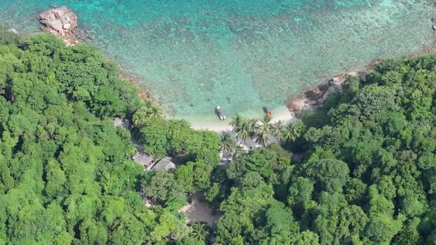 Aerial view of Perhentian Islands beach Malaysia. Aerial view of Perhentian Islands beach Malaysia.