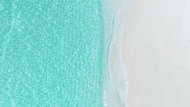 Aerial view of turquoise water and white sand beach Maldives. Aerial view of turquoise water and white sand beach Maldives.