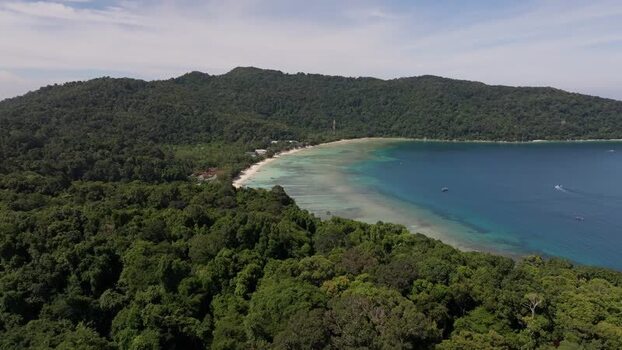 Aerial view of Perhentian Islands Malaysia. Aerial view of Perhentian Islands Malaysia.