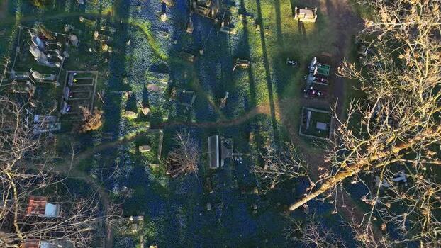Aerial view of Bernardine Cemetery Lithuania. Aerial view of Bernardine Cemetery Lithuania.