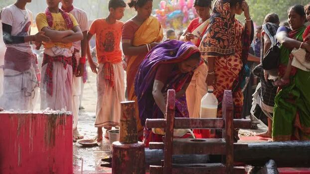 View of people at a traditional festival in Pabna Bangladesh. View of people at a traditional festival in Pabna Bangladesh.
