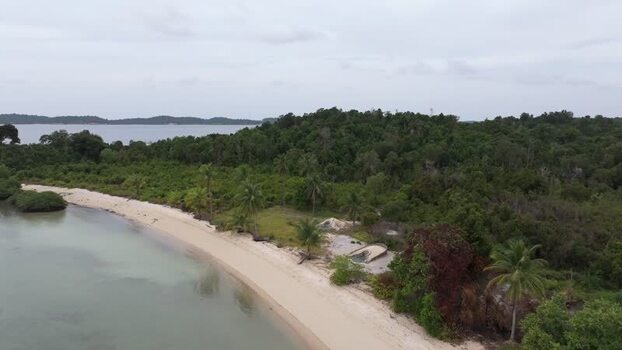 Aerial view of Batam Island coastline in Indonesia. Aerial view of Batam Island coastline in Indonesia.