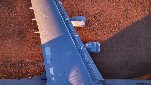 Aerial view of aircraft remains United States. Aerial view of aircraft remains United States.