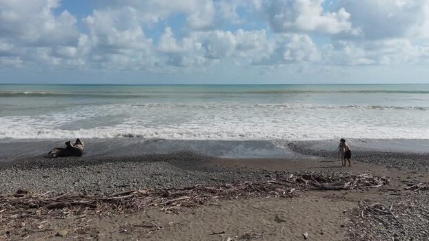 Aerial view of a beach in Costa Rica. Aerial view of a beach in Costa Rica.