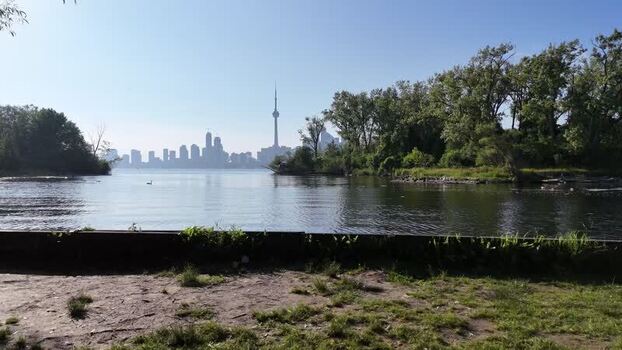 Aerial view of CN Tower and Toronto skyline Canada. Aerial view of CN Tower and Toronto skyline Canada.
