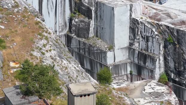 Aerial view of Carrara marble quarries in Tuscany Italy. Aerial view of Carrara marble quarries in Tuscany Italy.