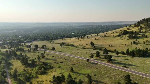 Aerial view of NCAR UCAR Foothills Laboratory United States. Aerial view of NCAR UCAR Foothills Laboratory United States.