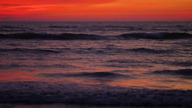 View of sunset over the sea at Cox s Bazar Bangladesh. View of sunset over the sea at Cox s Bazar Bangladesh.