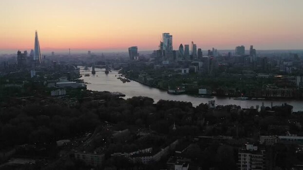 View of The Shard and London skyline United Kingdom. View of The Shard and London skyline United Kingdom.