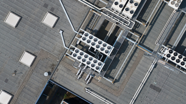 Commercial Data Center Cooling Complex Commercial Data Center Cooling Complex