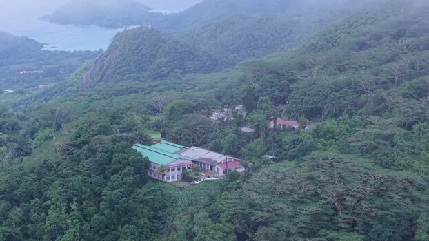 Aerial view of Seychelles Trading Company Ltd. in Victoria Seychelles.