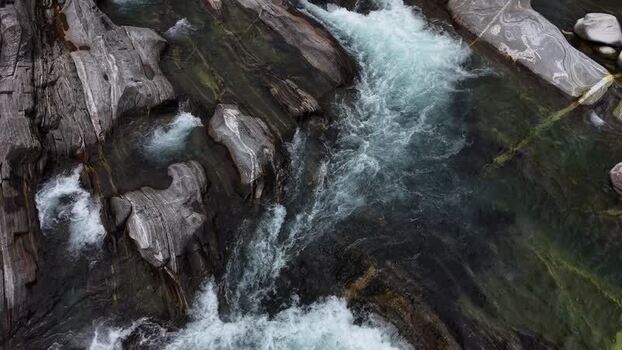 Aerial view of Verzasca river in Valle Verzasca Switzerland. Aerial view of Verzasca river in Valle Verzasca Switzerland.