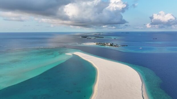 Aerial view of Rasmale project and turquoise waters Maldives. Aerial view of Rasmale project and turquoise waters Maldives.
