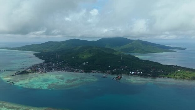 Aerial view of Karimunjawa Island Indonesia. Aerial view of Karimunjawa Island Indonesia.