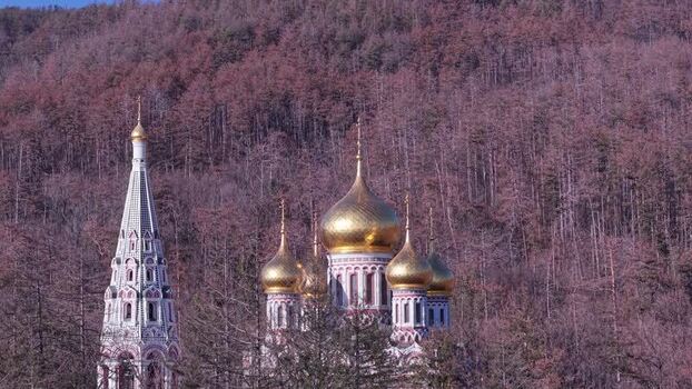 Aerial view of Shipka Memorial Church in Bulgaria. Aerial view of Shipka Memorial Church in Bulgaria.