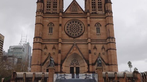 View of St Mary s Cathedral in Sydney Australia.
